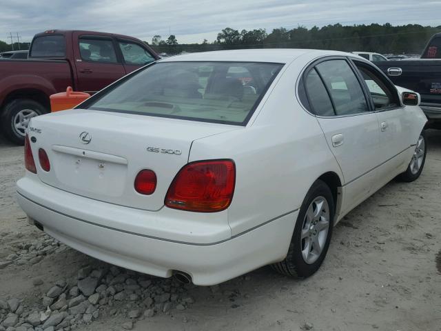 JT8BD69S350206150 - 2005 LEXUS GS 300 WHITE photo 4