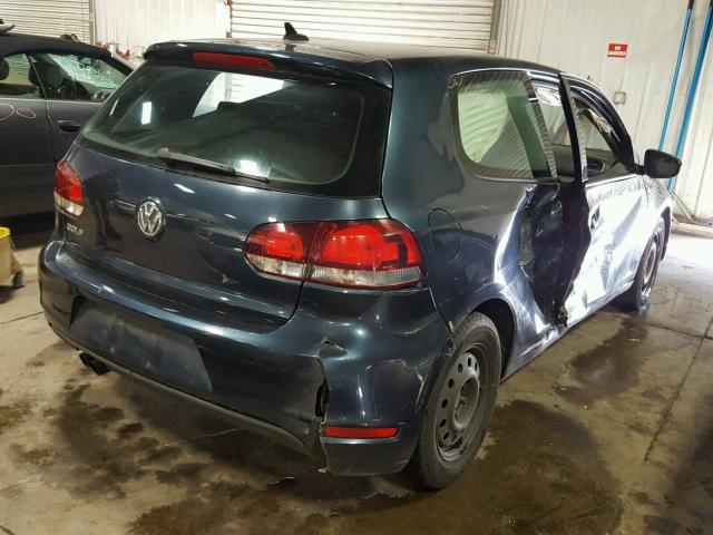 WVWAA7AJ9CW044629 - 2012 VOLKSWAGEN GOLF 蓝色 照片 4