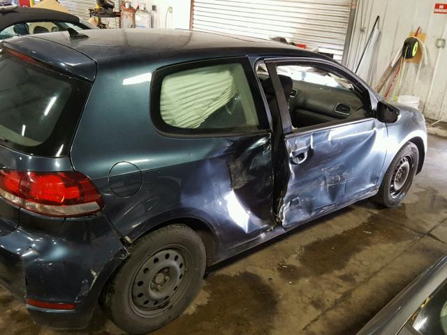 WVWAA7AJ9CW044629 - 2012 VOLKSWAGEN GOLF 蓝色 照片 9