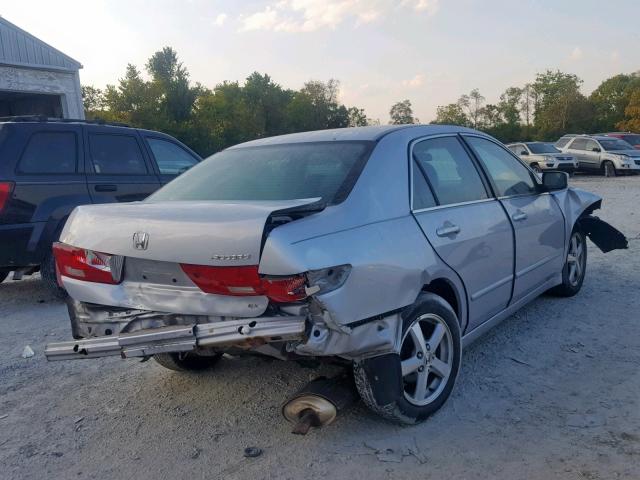 1HGCM56785A111563 - 2005 HONDA ACCORD EX SILVER photo 4