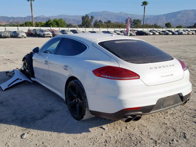 WP0AB2A76FL050186 - 2015 PORSCHE PANAMERA S WHITE photo 3