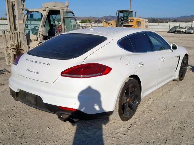 WP0AB2A76FL050186 - 2015 PORSCHE PANAMERA S WHITE photo 4