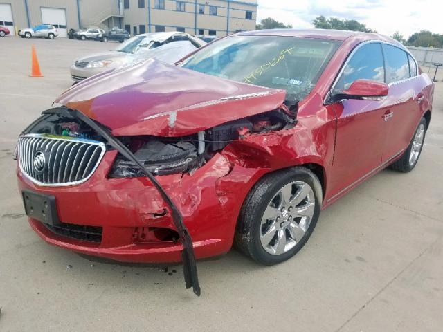 1G4GC5E33DF234072 - 2013 BUICK LACROSSE RED photo 2