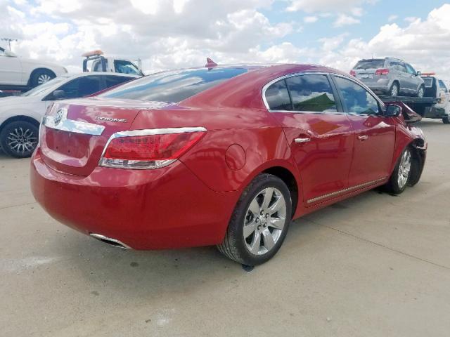 1G4GC5E33DF234072 - 2013 BUICK LACROSSE RED photo 4