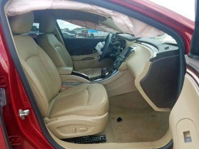 1G4GC5E33DF234072 - 2013 BUICK LACROSSE RED photo 5