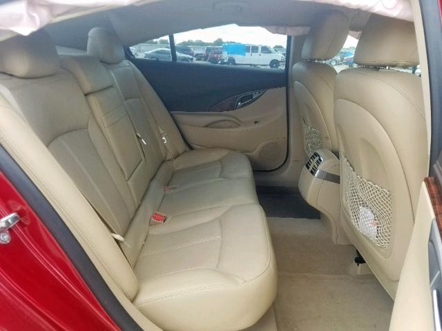 1G4GC5E33DF234072 - 2013 BUICK LACROSSE RED photo 6