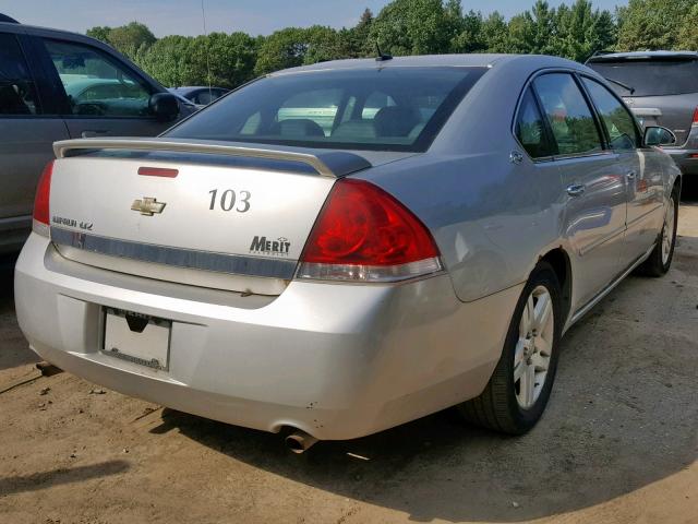 2G1WU58R079114863 - 2007 CHEVROLET IMPALA LTZ SILVER photo 4