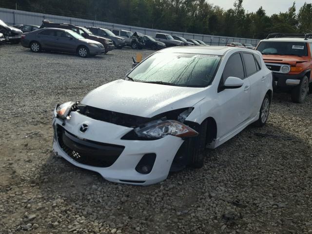 JM1BL1L65C1512860 - 2012 MAZDA 3 S WHITE photo 2