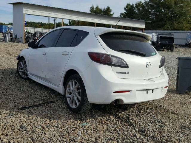 JM1BL1L65C1512860 - 2012 MAZDA 3 S WHITE photo 3