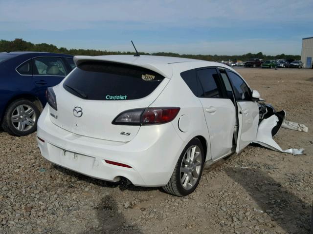 JM1BL1L65C1512860 - 2012 MAZDA 3 S WHITE photo 4