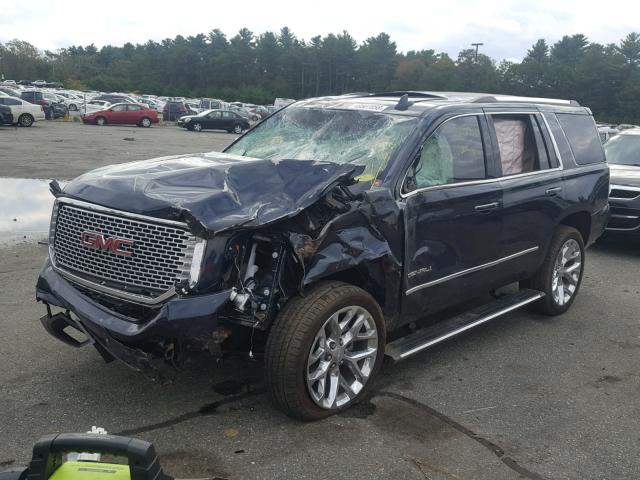 1GKS2CKJ3HR245736 - 2017 GMC YUKON DENA BLUE photo 2