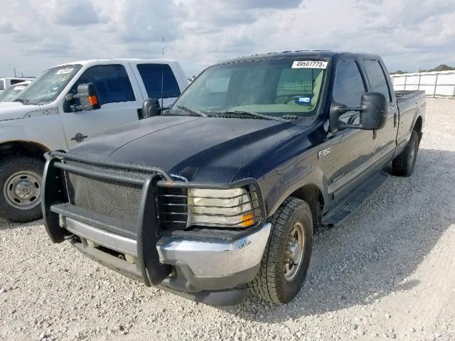 1FTSW30F82EA24405 - 2002 FORD F350 SRW S BLACK photo 2