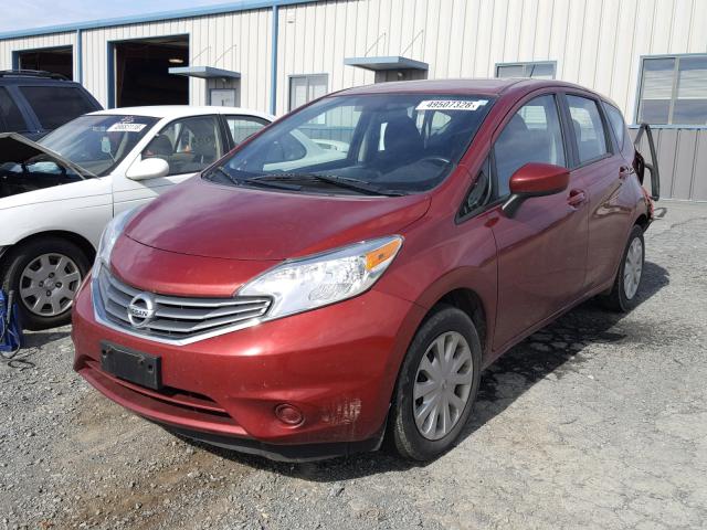 3N1CE2CP2GL378582 - 2016 NISSAN VERSA NOTE RED photo 2