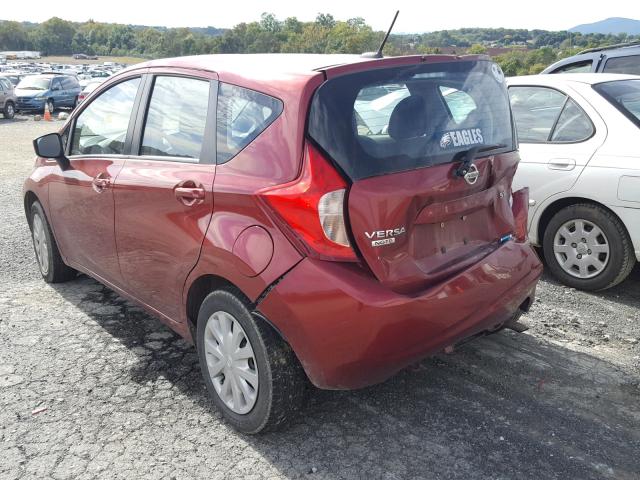 3N1CE2CP2GL378582 - 2016 NISSAN VERSA NOTE RED photo 3