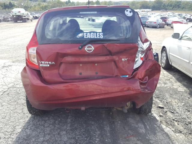 3N1CE2CP2GL378582 - 2016 NISSAN VERSA NOTE RED photo 9