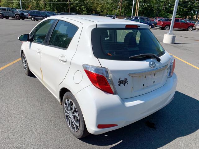 JTDKTUD34CD502471 - 2012 TOYOTA YARIS WHITE photo 3