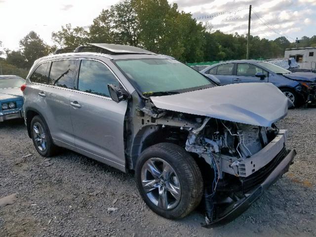 5TDDZRFH9KS931895 - 2019 TOYOTA HIGHLANDER SILVER photo 1