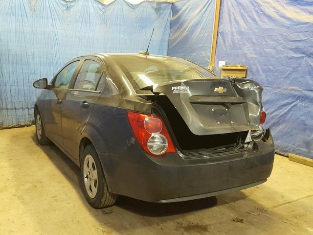 1G1JA5SH3G4143893 - 2016 CHEVROLET SONIC LS GRAY photo 3