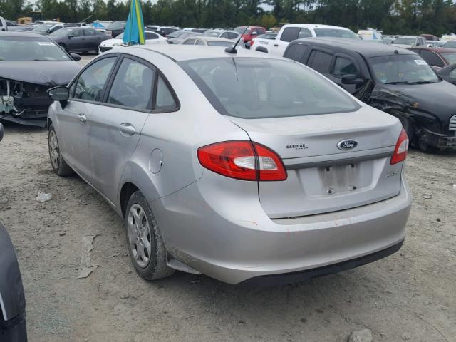 3FADP4AJ0DM103469 - 2013 FORD FIESTA S SILVER photo 3