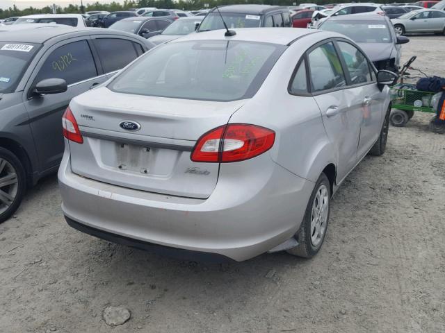 3FADP4AJ0DM103469 - 2013 FORD FIESTA S SILVER photo 4