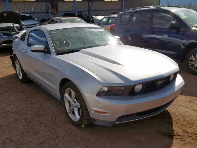 1ZVBP8CF7C5247555 - 2012 FORD MUSTANG GT SILVER photo 1