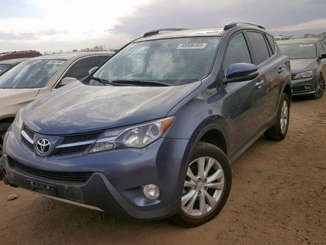 2T3DFREV3DW118120 - 2013 TOYOTA RAV4 LIMIT BLUE photo 2