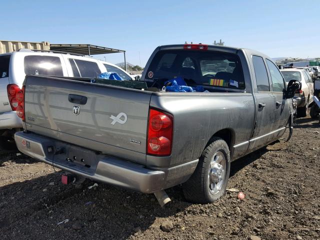 3D7KR28A78G105591 - 2008 DODGE RAM 2500 S ნაცრისფერი ფოტო 4