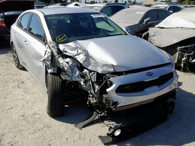 3KPF24AD3KE118518 - 2019 KIA FORTE FE SILVER photo 1