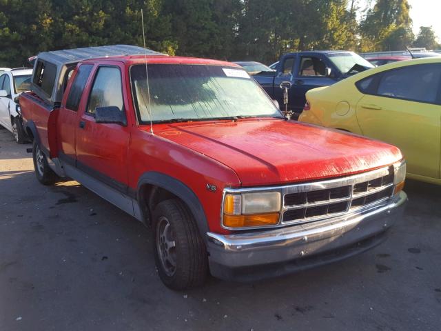 1B7GL23XXTS618011 - 1996 DODGE DAKOTA RED photo 1