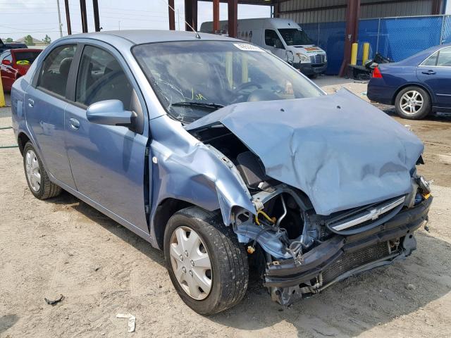 KL1TD56606B535795 - 2006 CHEVROLET AVEO BASE Көк фото 1