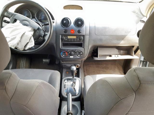 KL1TD56606B535795 - 2006 CHEVROLET AVEO BASE Көк фото 9