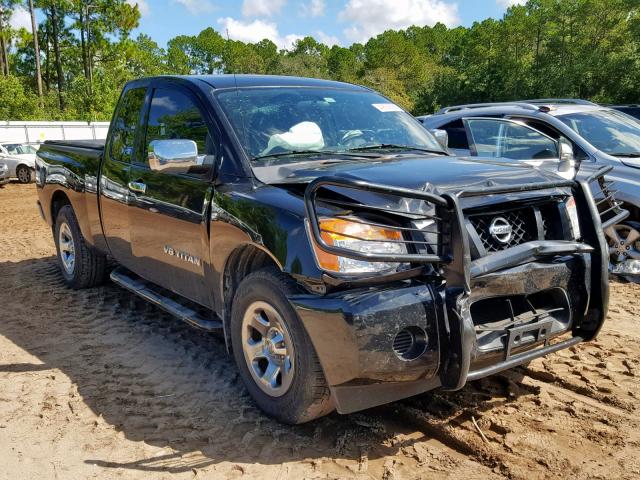 1N6AA0CH3FN508636 - 2015 NISSAN TITAN S BLACK photo 1