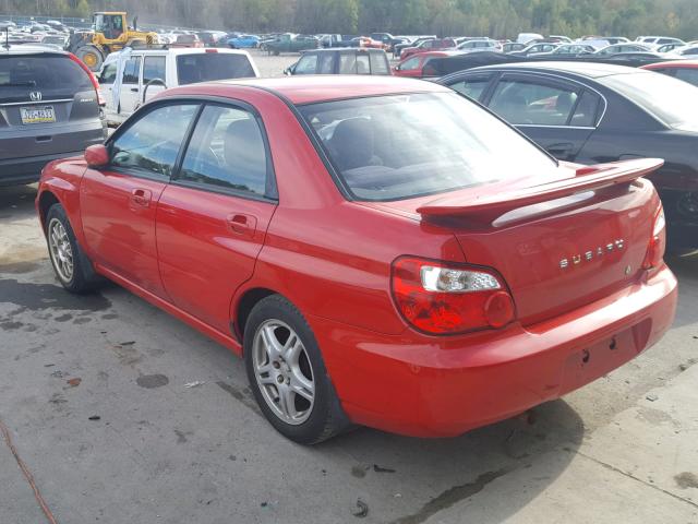 JF1GD67544H500330 - 2004 SUBARU IMPREZA RS RED photo 3