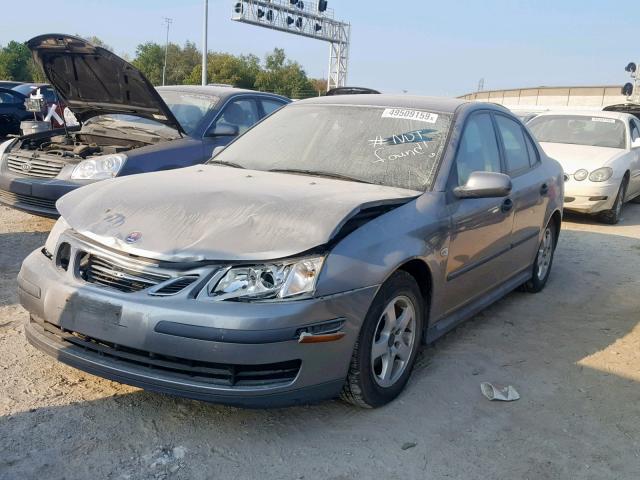 YS3FB49S241042534 - 2004 SAAB 9-3 LINEAR GRAY photo 2