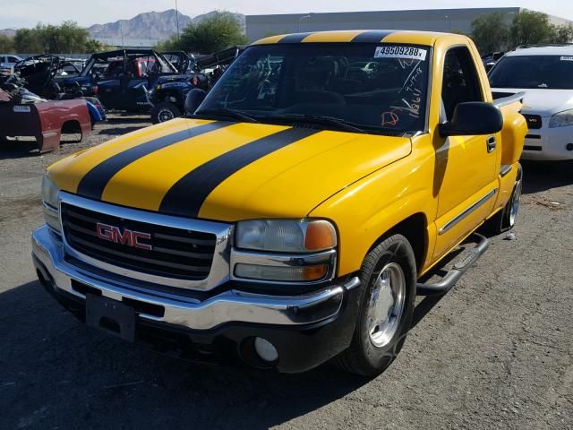 1GTEC14V13Z195647 - 2003 GMC NEW SIERRA YELLOW photo 2