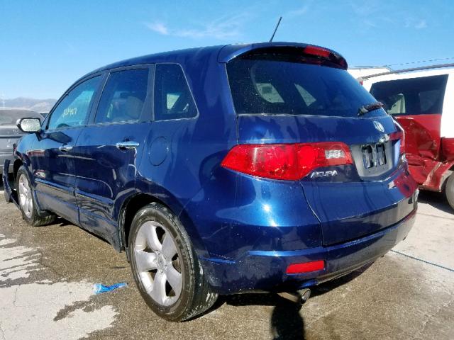 5J8TB18537A021511 - 2007 ACURA RDX TECHNO BLUE photo 3