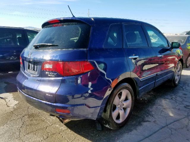 5J8TB18537A021511 - 2007 ACURA RDX TECHNO BLUE photo 4