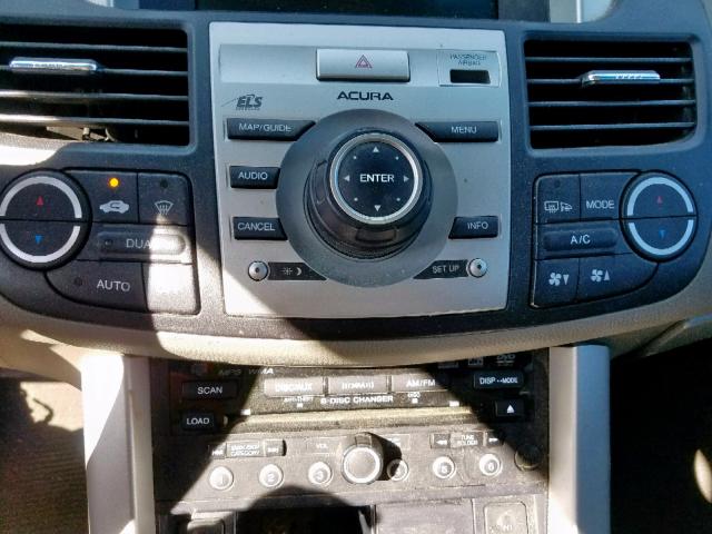 5J8TB18537A021511 - 2007 ACURA RDX TECHNO BLUE photo 9