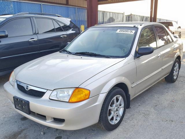 JM1BJ2221Y0280958 - 2000 MAZDA PROTEGE DX TAN photo 2