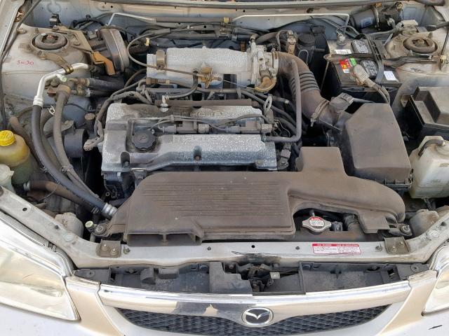 JM1BJ2221Y0280958 - 2000 MAZDA PROTEGE DX TAN photo 7