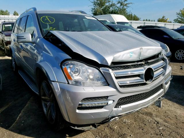 4JGBF2FE2CA767543 - 2012 MERCEDES-BENZ GL 350 BLU SILVER photo 1