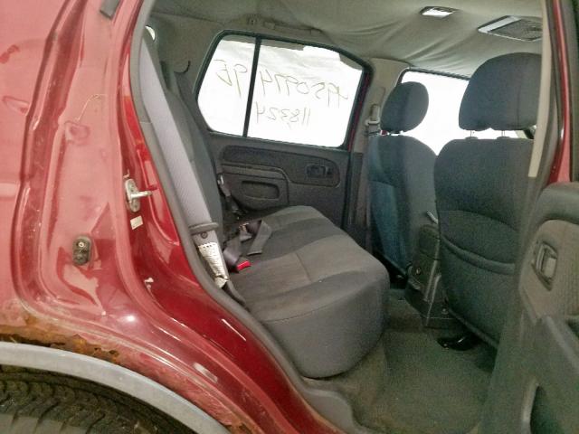 5N1ED28Y14C611736 - 2004 NISSAN XTERRA XE RED photo 6