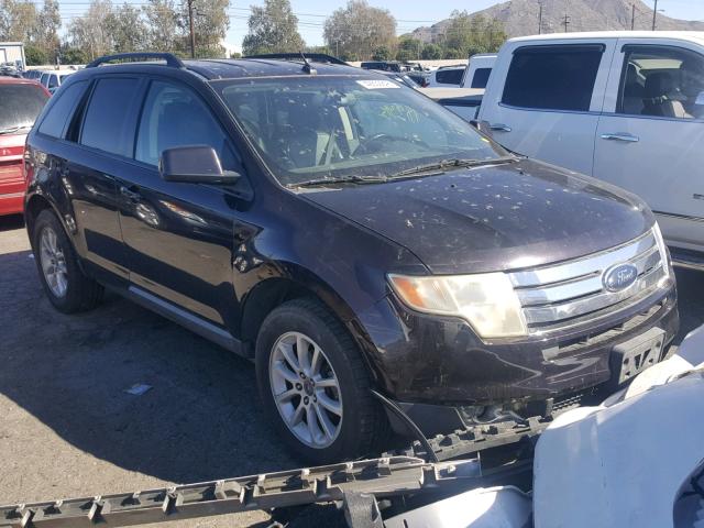 2FMDK39C27BB43451 - 2007 FORD EDGE SEL P BLACK photo 1