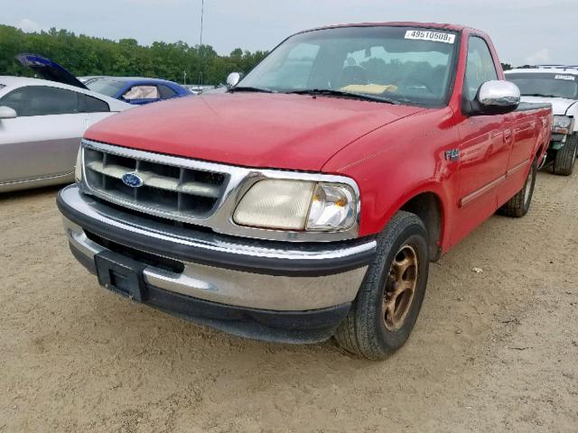 1FTDF1729WNA10888 - 1998 FORD F150 RED photo 2