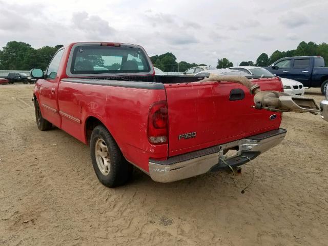 1FTDF1729WNA10888 - 1998 FORD F150 RED photo 3
