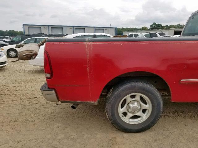 1FTDF1729WNA10888 - 1998 FORD F150 RED photo 9