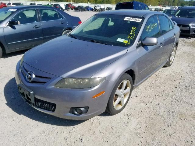 1YVHP84C365M39331 - 2006 MAZDA 6 I GRAY photo 2