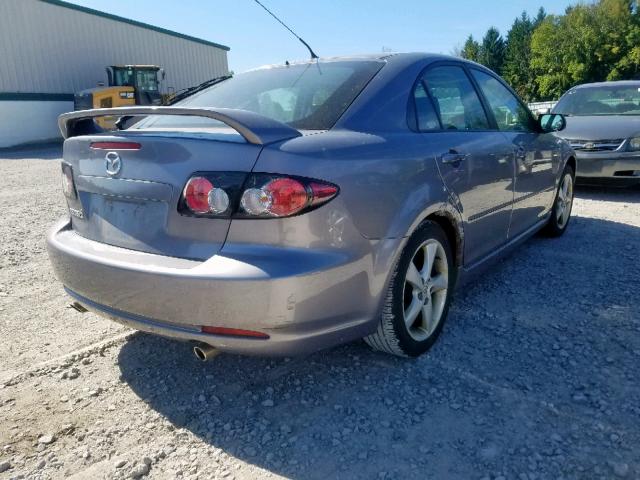 1YVHP84C365M39331 - 2006 MAZDA 6 I GRAY photo 4