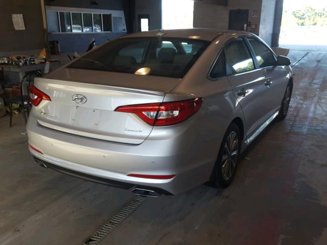 5NPE34AF6HH577248 - 2017 HYUNDAI SONATA SPO GRAY photo 4