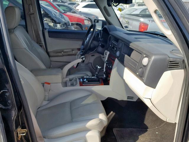 1J8HG58287C592105 - 2007 JEEP COMMANDER შავი ფოტო 5